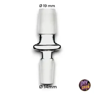 Adattatore per giunto Crystal Bong M/M 19/14