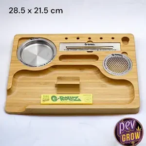 Vassoio per rollare in bambù Mixer 28,5x21,5 cm...