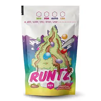 Borsa per marijuana Runtz 9 x 11,5 cm