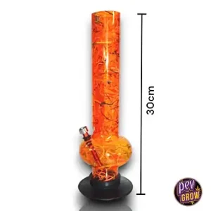 Bong di ghiaccio in plastica con serpentina 30 cm