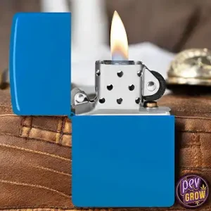 Accendino Zippo blu opaco