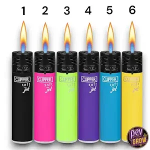 Mecheros Clipper Jet Flame Soft Fluor