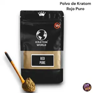 Polvere di Kratom rosso puro 50 g